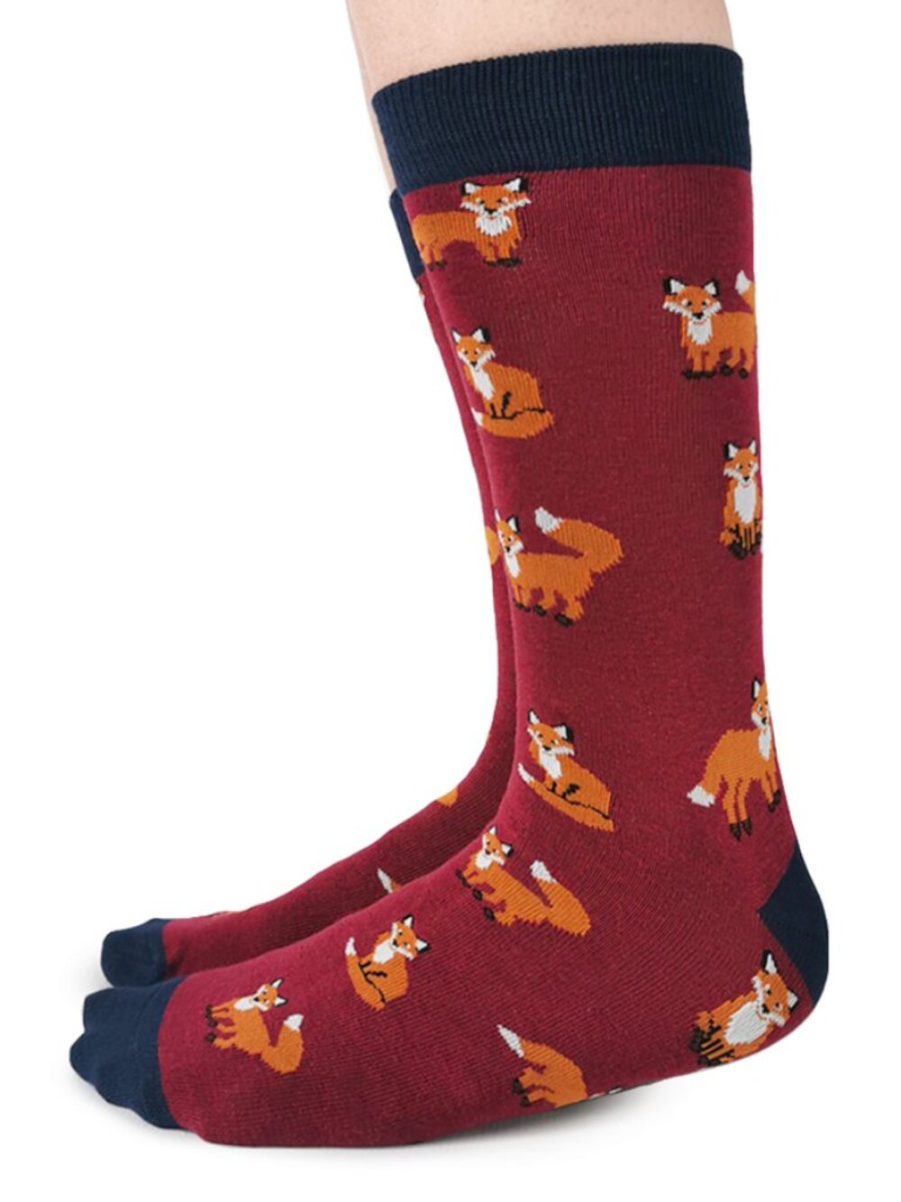 Women's Uptown Sox Crew Socks | Feeling Foxy Socks | NWT